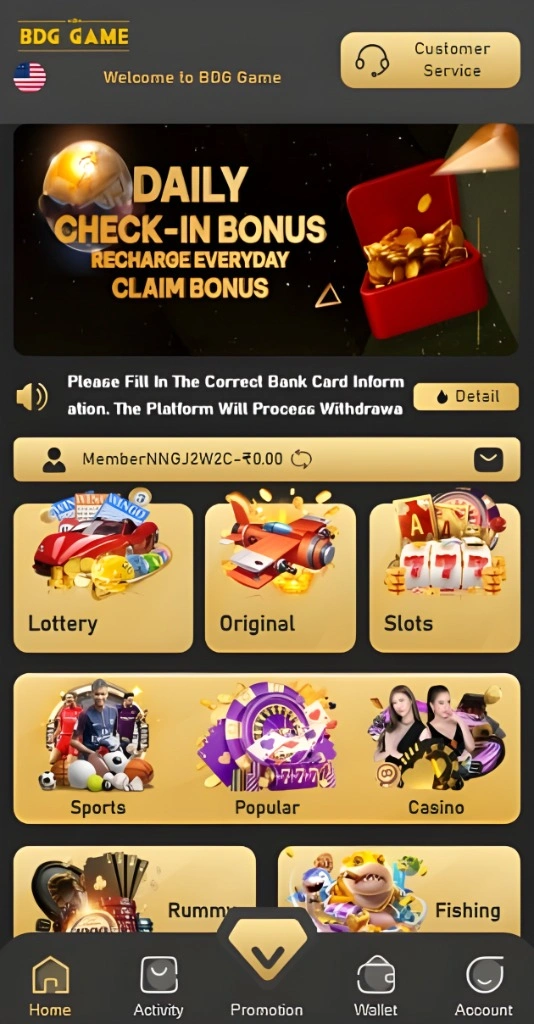 Types of Games Available on the BDG Platform