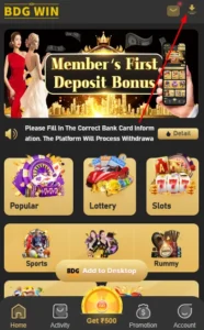 BDG Win Direct Download Method